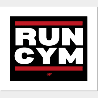 RUN CYM, Cymru Wales supporter Posters and Art